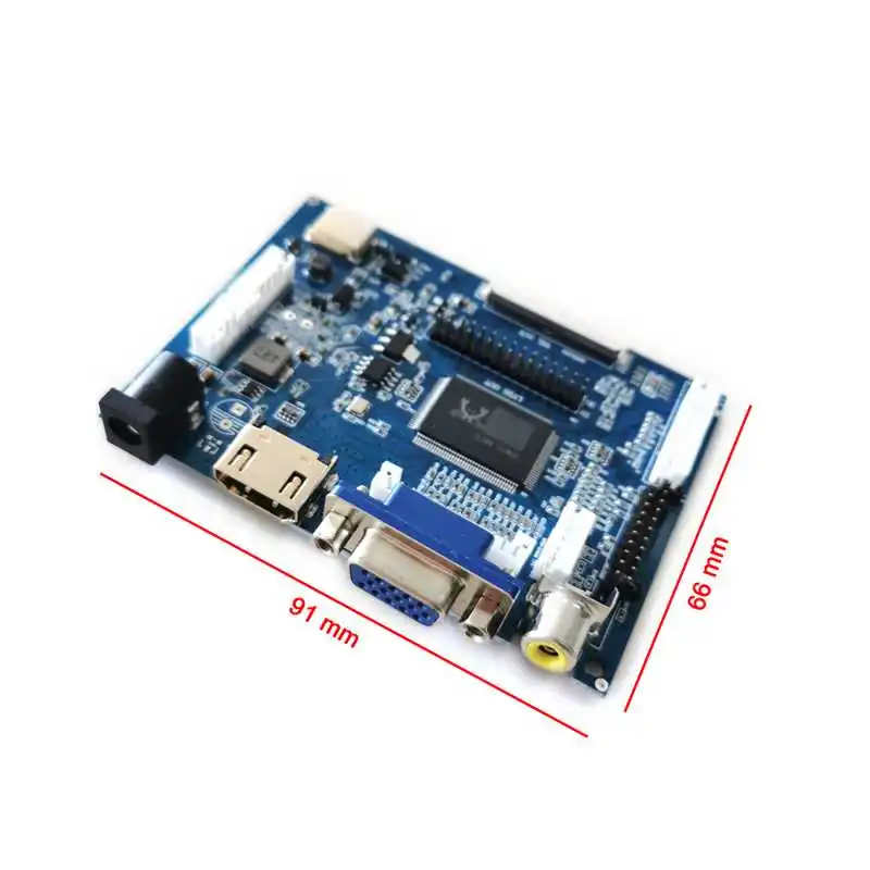 Плата драйвера контроллера экрана ЖК-монитора подходит для B156XTT01.0/2/3 AV VGA LVDS 40-Pin 1366*768 HDMI-совместимый Комплект «сделай сам» 15,6"