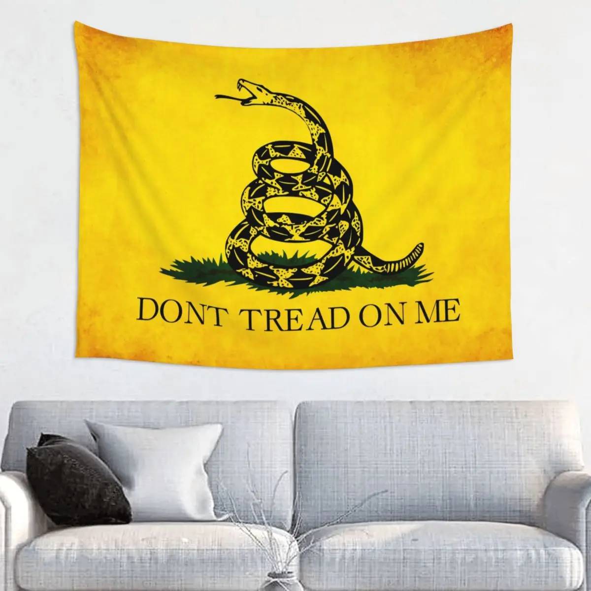 

Подвесной Настенный настенный гобелен Gadsden, не рисует на мне, искусственный чай, погремушка, змея, украшение для комнаты в стиле бохо