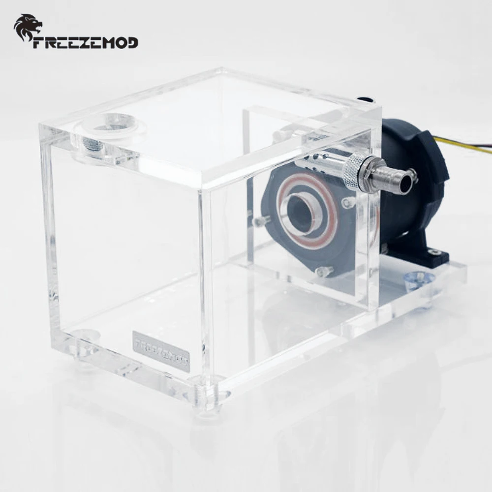 

FREEZEMOD Combo Square Reservoir Water Pump AIO Water Tank Integrated Built-in Defoamer Lift 7 Meters Flow 1200L PUB-ST1000