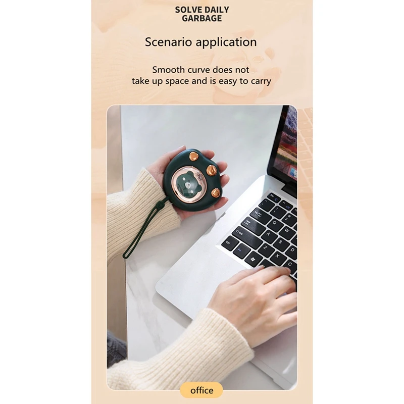 Внешний аккумулятор на 2x2400 мАч с USB-зарядкой перезаряжаемый мини-обогреватель