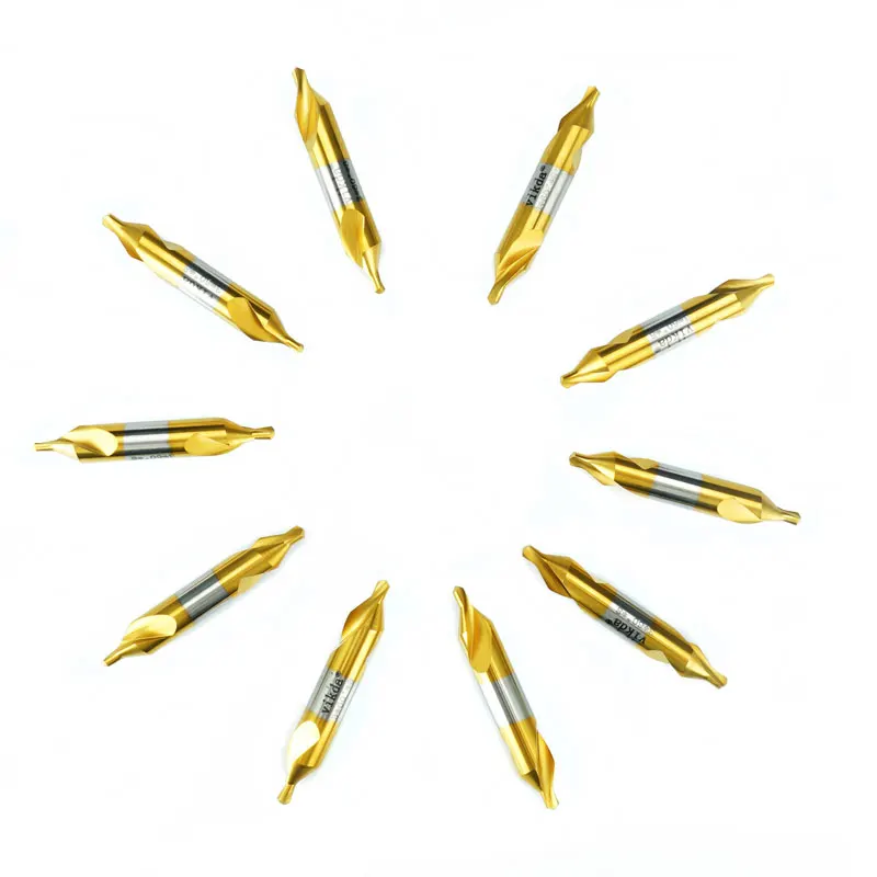 

Vikda Hss M35 Center Drill Bits Positioning For Lathe And Cnc Positioning Center Point 60 Degree A Type
