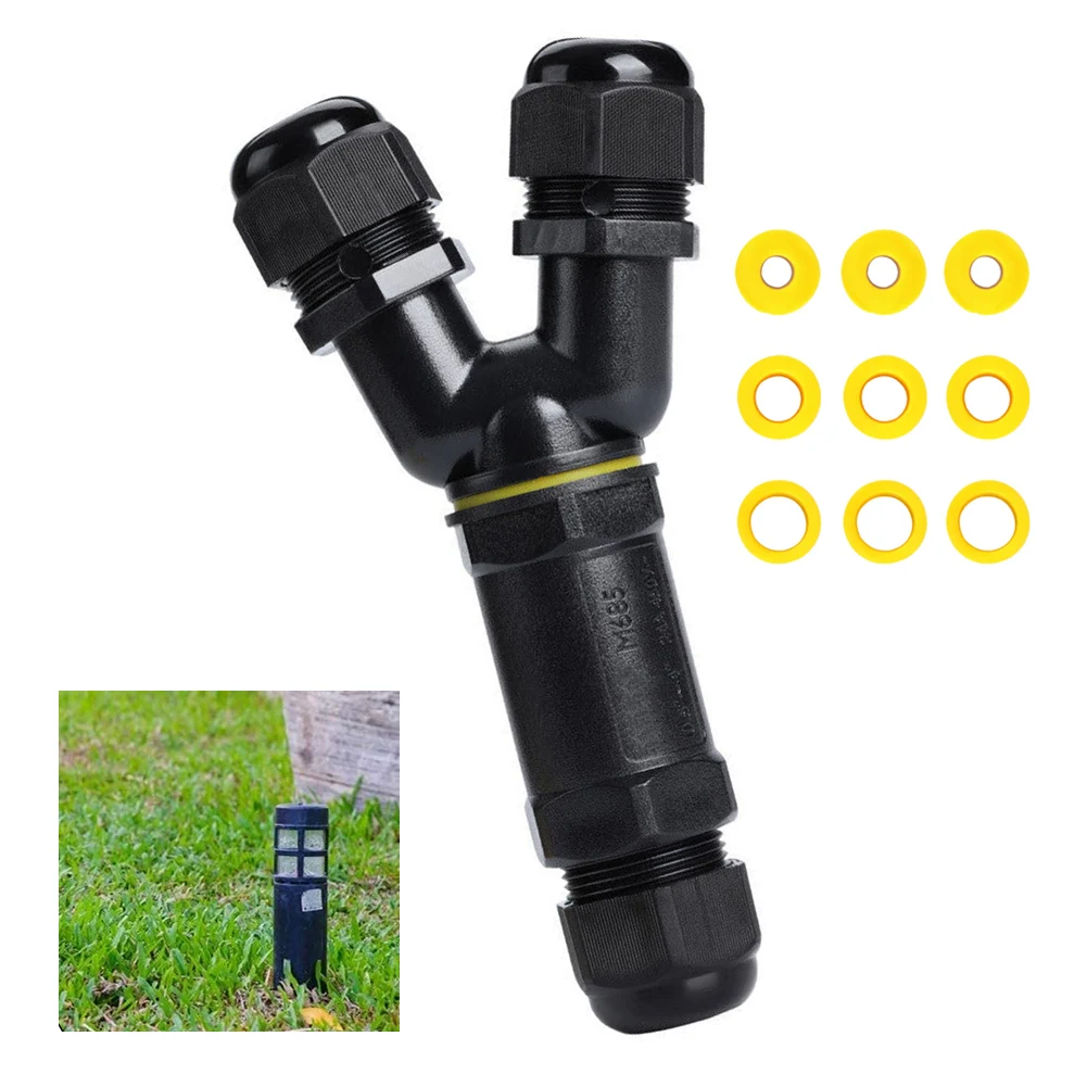 

Waterproof YCable Socket Branch Box IP68 Certified Easy Installation Suitable for Indoor and Outdoor Cables
