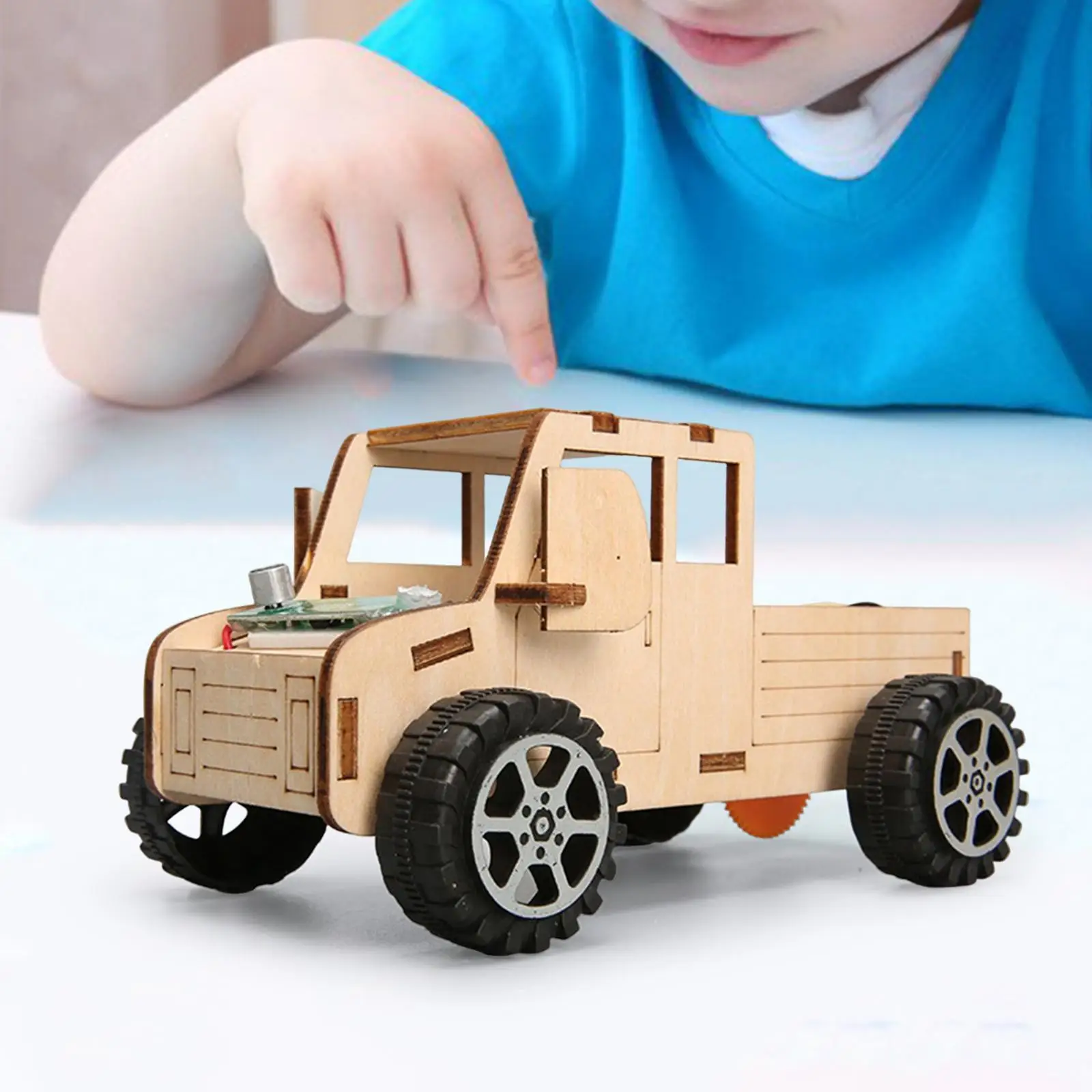 

Научная Игрушечная модель автомобиля, деревянная модель для учеников начальной школы, научный эксперимент