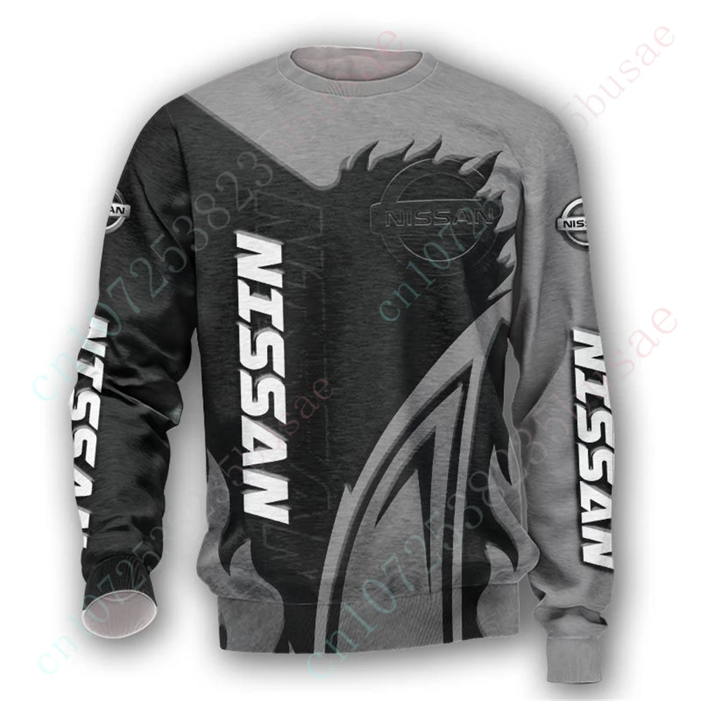 

Nissan T-shirts Casual Sweatshirt Anime 3D Printing T Shirt For Men 's Clothing Unisex Streetwear Harajuku O Neck Long Sleeve
