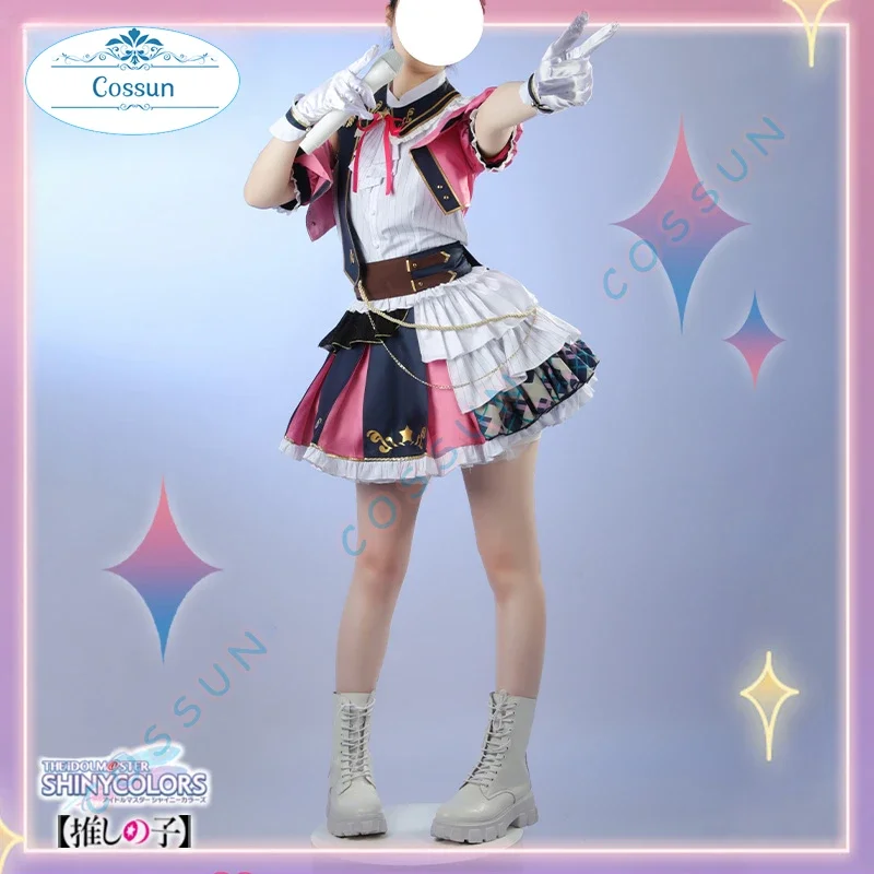 [На заказ] OSHI NO KO XTHE IDOLM STER блестящие цвета Руби Косплей Костюм Хэллоуин наряды