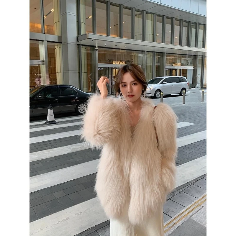 

Woman Real Fur Coat Jacket New Female Fur Coat Natural Fur Winter Jackets Ladies Warm Fur Coats Parka Jackets Outerwear G294