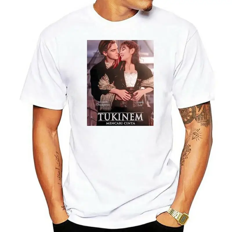 

T Shirt Titanic WOMENS WHITE ALL SIZES XS TO 2XL DiCaprio classic movie film Tee Shirts Men O-Neck Tees