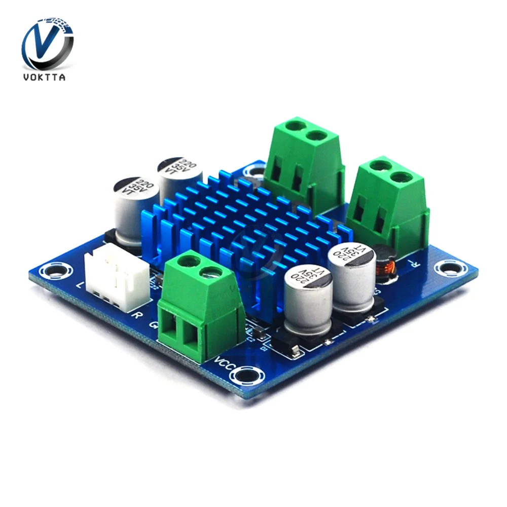 XH-A232 цифровая аудиоплата двухканального усилителя мощности 30 Вт + 30 Вт, плата цифрового усилителя мощности с клеммами