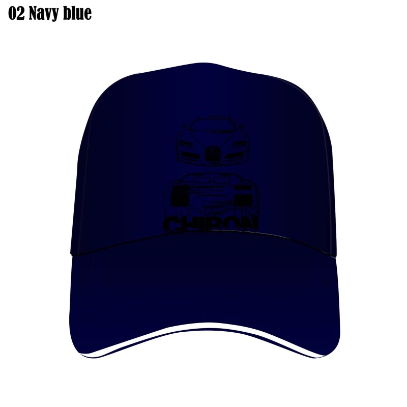 

Chiron Car Outline Bill Hats Super Car Present For Your Boyfriend Or Husband Men Custom Hat