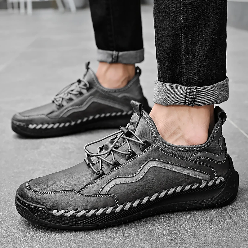 

Men Sneakers Shoes Lightweight Breathable Walking Footwear New Comfortable Casual Men's Shoes Driving hiking Running Outudoor