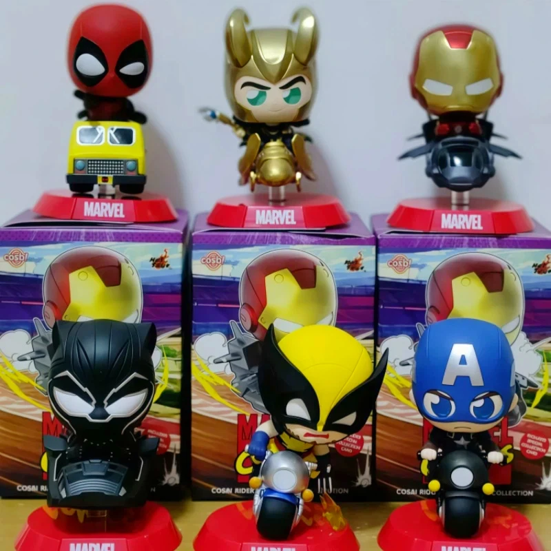 Коллекционная мини-фигурка Hot Toys Marvel Comics Cosbi: Серия «Транспортные средства» — Загадочная коробка-сюрприз (Blind Box) — Милая одиночная коллекционная фигурка для коллекционеров, отличный подарок (art.: 3920da0f57abb) - 3920da0f57abb
