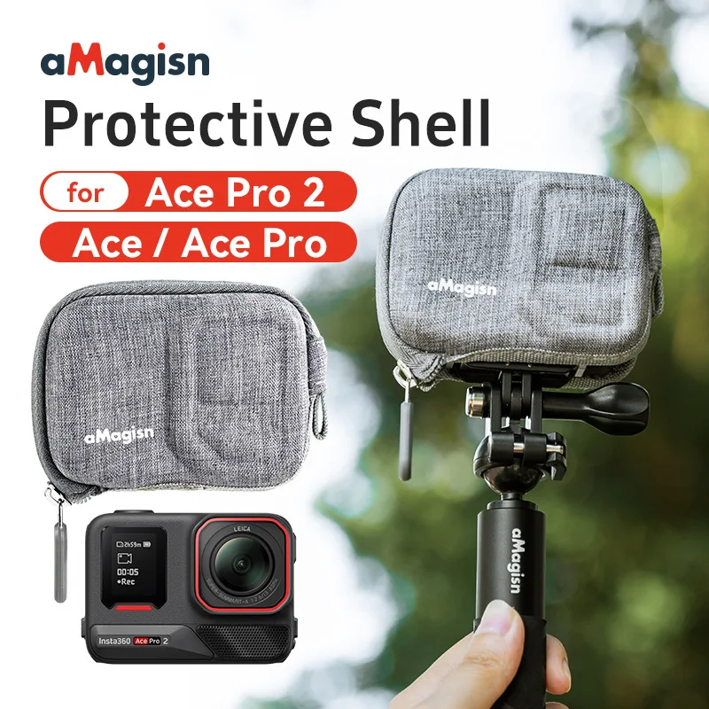 Фото Защитный чехол для хранения aMagisn Insta360 AcePro2/AcePro/Ace — чехол для экшн-камеры, портативный аксессуар для нескольких устройств №4