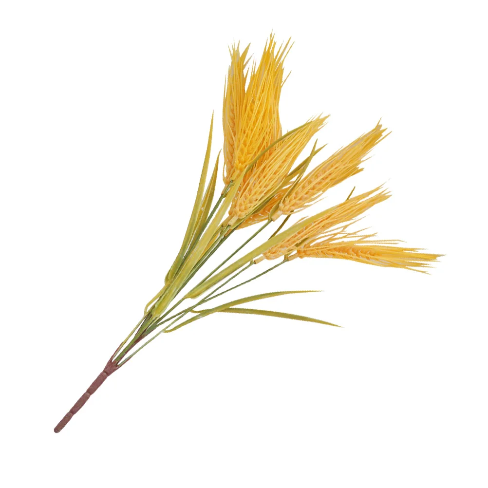 

Wheat Flower Simulation Golden Decoration Dried Bundle Artificial Natural Sheave Bouquet Sheaves Dry Fake Faux Home decor