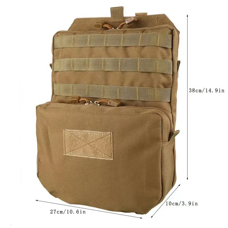 Фото Тактический рюкзак Molle для активного отдыха, страйкбола, EDC, с гидратором, для охоты и стрельбы, аксессуар для жилета, сумка из нейлона 1000D №3