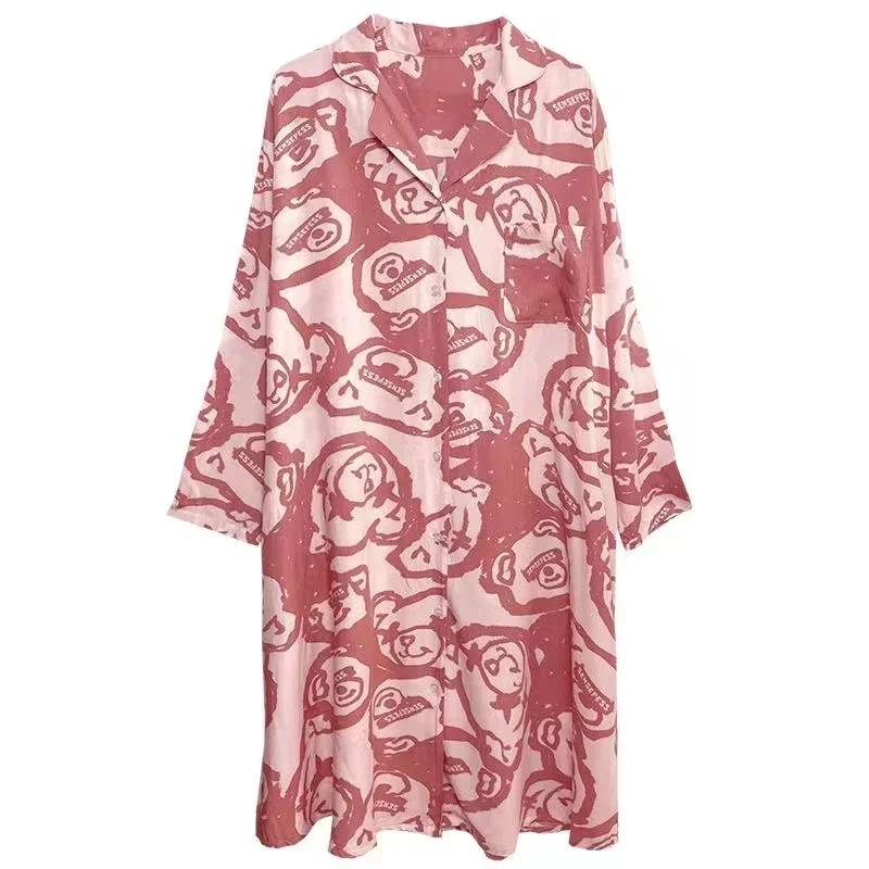 150 кг женское осеннее свободное мягкое хлопковое платье больших размеров с