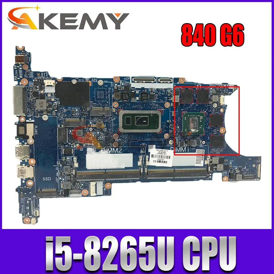 

Материнская плата для ноутбука HP EliteBook 840 G6 L64076-601 i5-8265U CPU 6050A3022501 100% рабочий