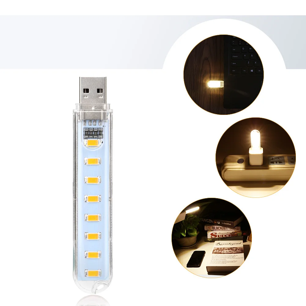 

Lamp Stick USB Light Lightweight Mini Home Decro Nightlight Outdoor Part Portable Small Accessories Flashlight