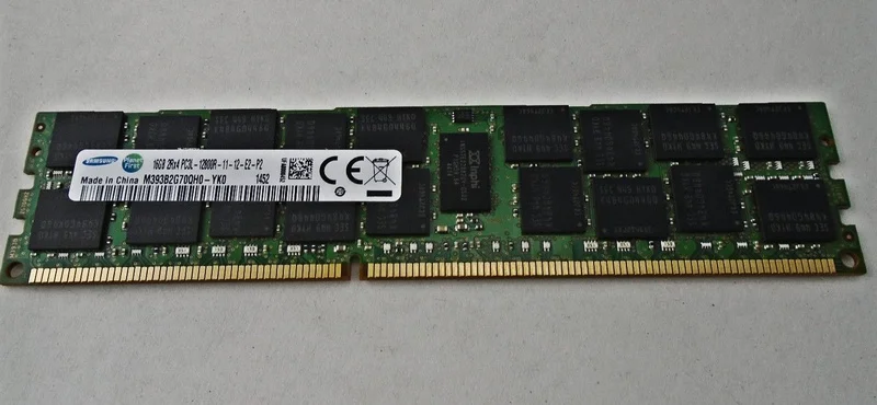 

RAM Memory M393B2G70QH0-YK0 16GB 2RX4 PC3-12800R DDR3-1600