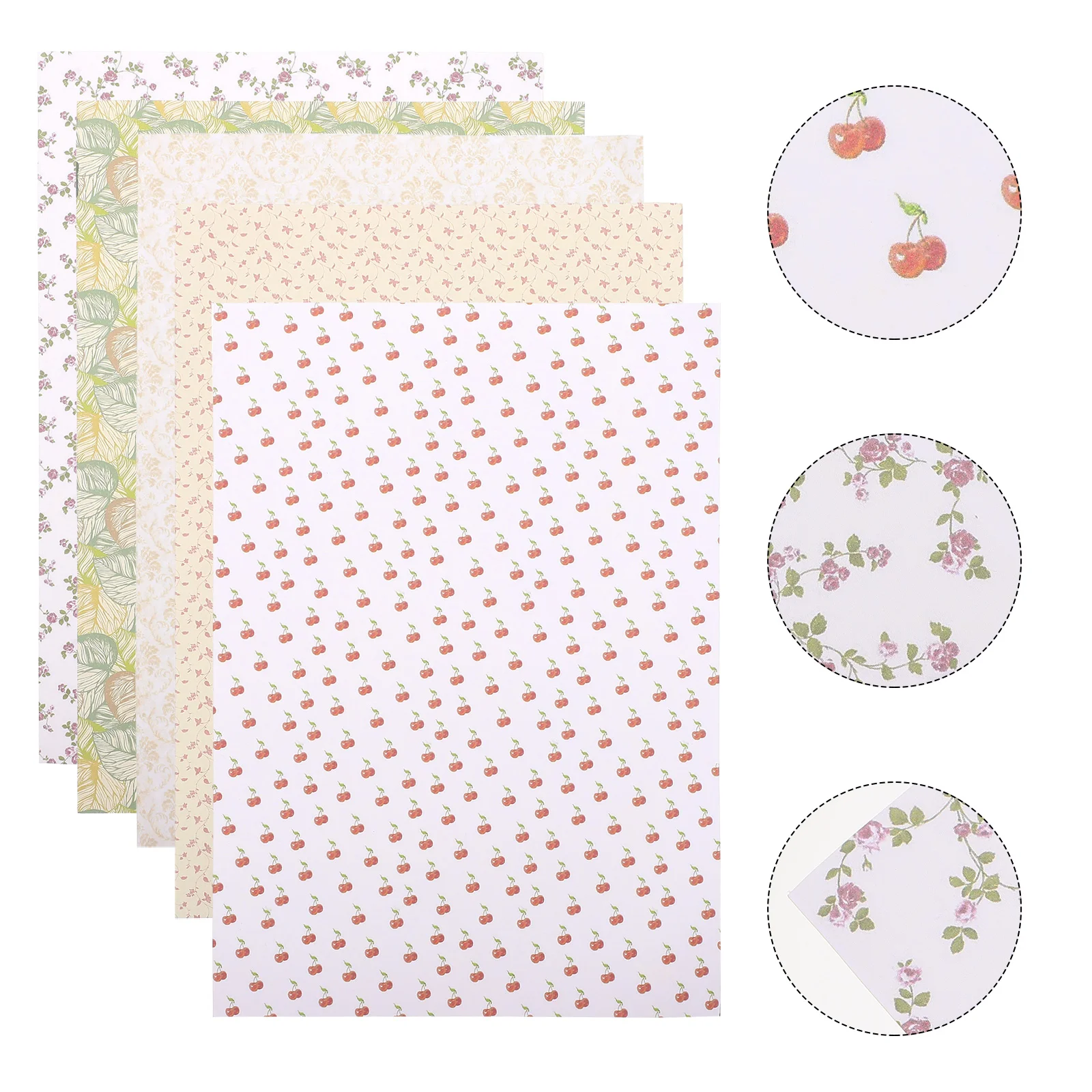 

5 Sheets House Wallpaper Miniture House Furniture Gift Applique Toddler Pvc Decor Sets Child