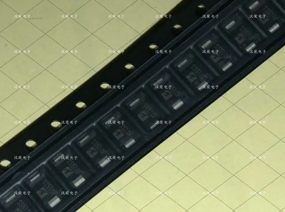 

50pcs/lot original SS510F Patch Schottky Diode 5A100V SS510 SMAF ultra thin