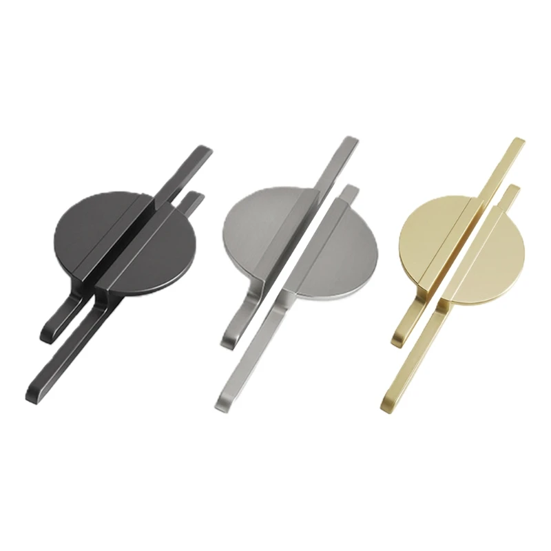 

Полукруглая фурнитура для гардероба, роскошный светильник для шкафа, ручки для спальни, кухни, выдвижного ящика, простой дизайн