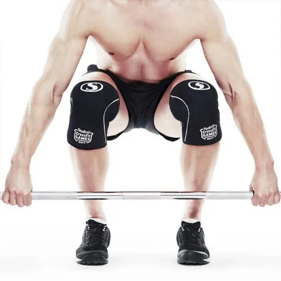 1 пара коленных втулок для тяжелой атлетики премиум-класса компрессионная