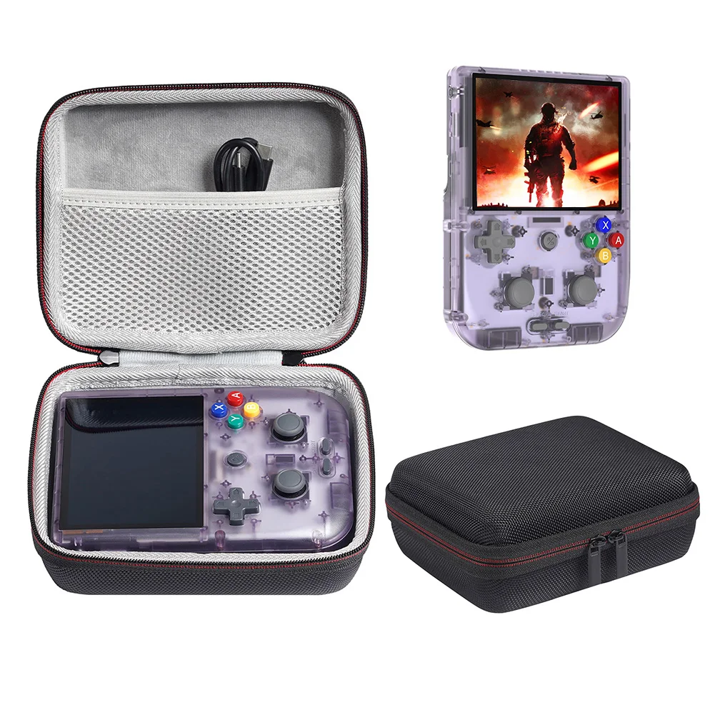 Портативная сумка для хранения игровых консолей из ЭВА черная серая ткань