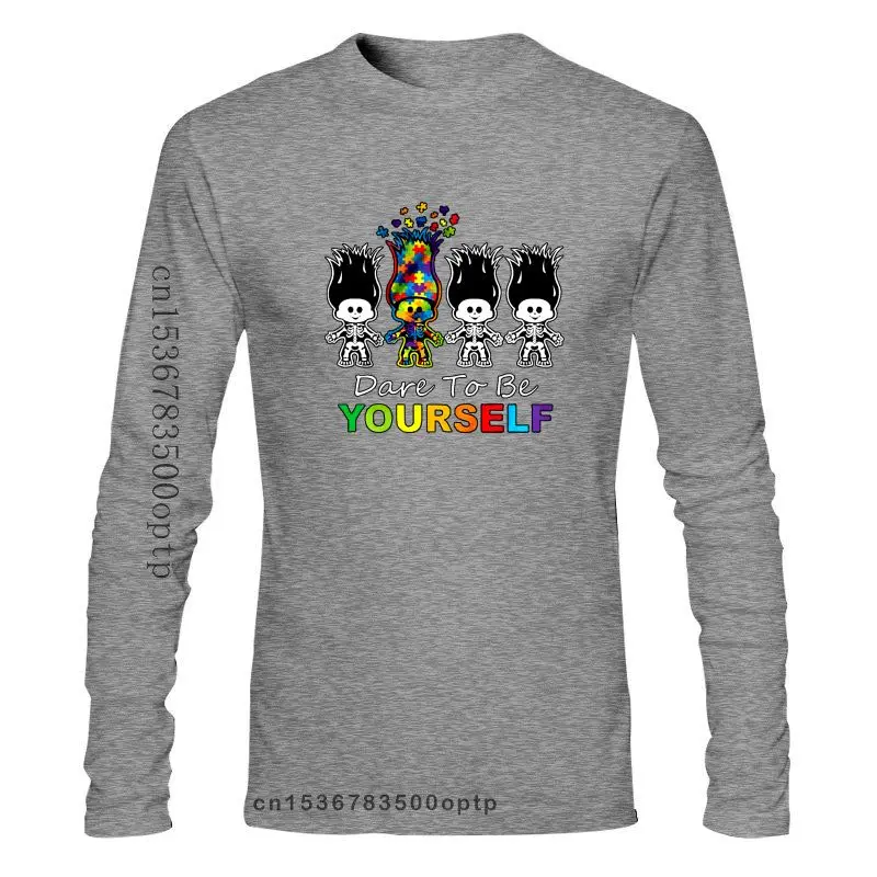 

Mens Clothing Men T Shirt Dare To Be Yourself Autism Awareness Women t-shirt