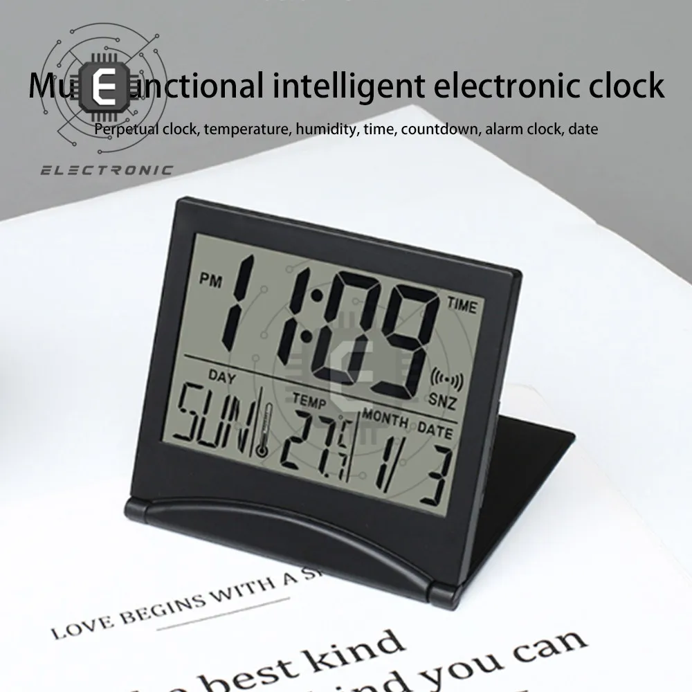 Travel Calendar Temperature Clock Desktop Perpetual Calendar