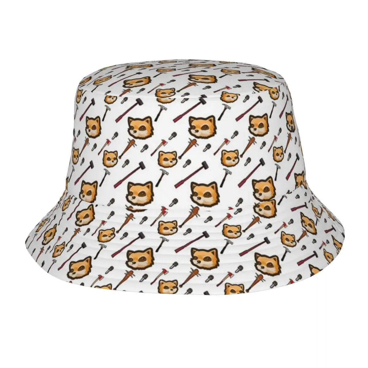 

Project Zomboid Bucket Hat for Girl Vocation Sun Hat Trendy Packable for Camping Fishing Hats Irish Country Hat