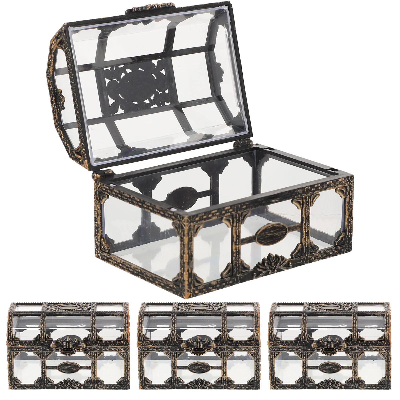 

Candy Box Wedding Boxes Treasure Party Favors Chestpackaging Treats Suppliescontainer Favor Storage Pirate Trinket Jewelry Gift