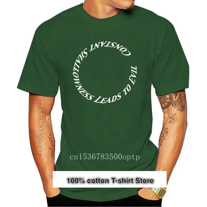 

Camiseta de algodón de manga corta con diseño constante, camisa INDUSTRIAL de hiphop