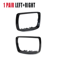 pair left right rear side mirror cover cap trim ring fit for bmw x5 e53 2000 2006 abs plastic vehicel replacement part