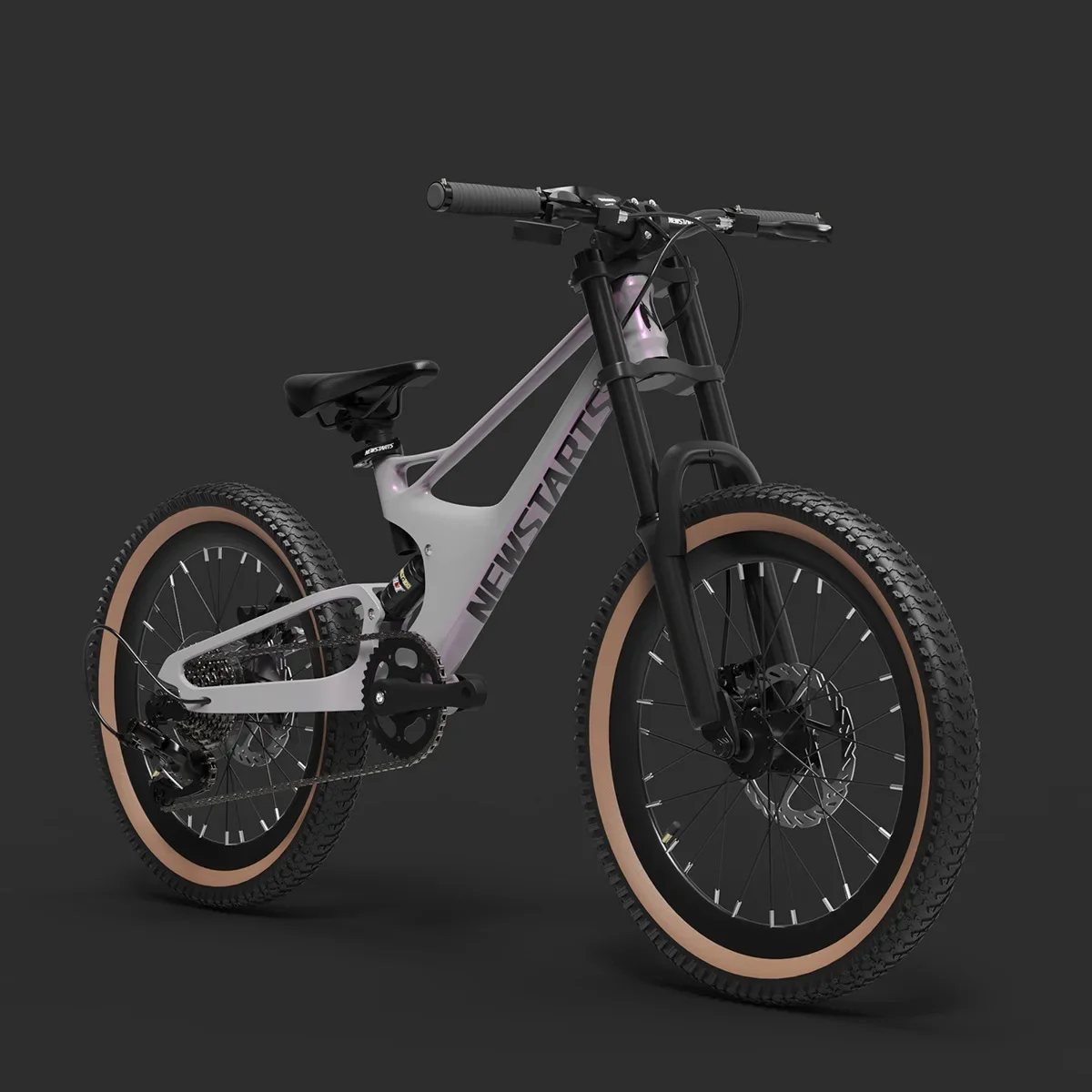 Горный велосипед с мягким хвостом студенческий 7-9 подростковый 22-дюймовый