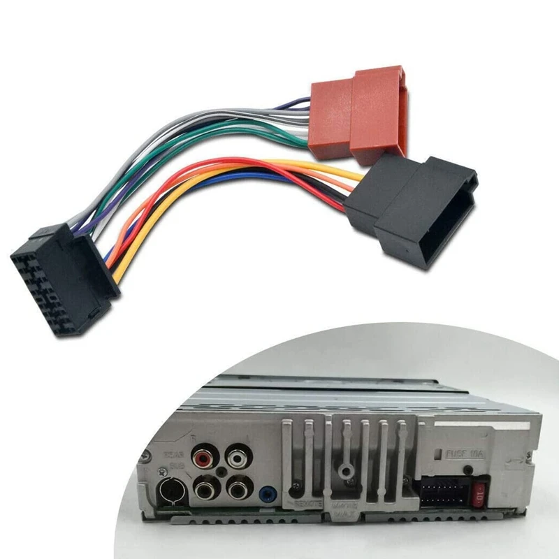 Автомобильный жгут проводов адаптера для Kenwood/JVC авто стерео радио стандартный