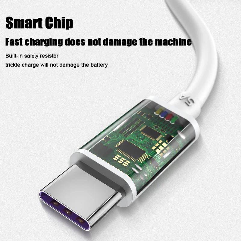 5A 3m USB Type C Data Cable USB C Fast Charging Mobile Phone Android Charger Type-C Suitable for Huawei OPPO Xiaomi Redmi images - 6