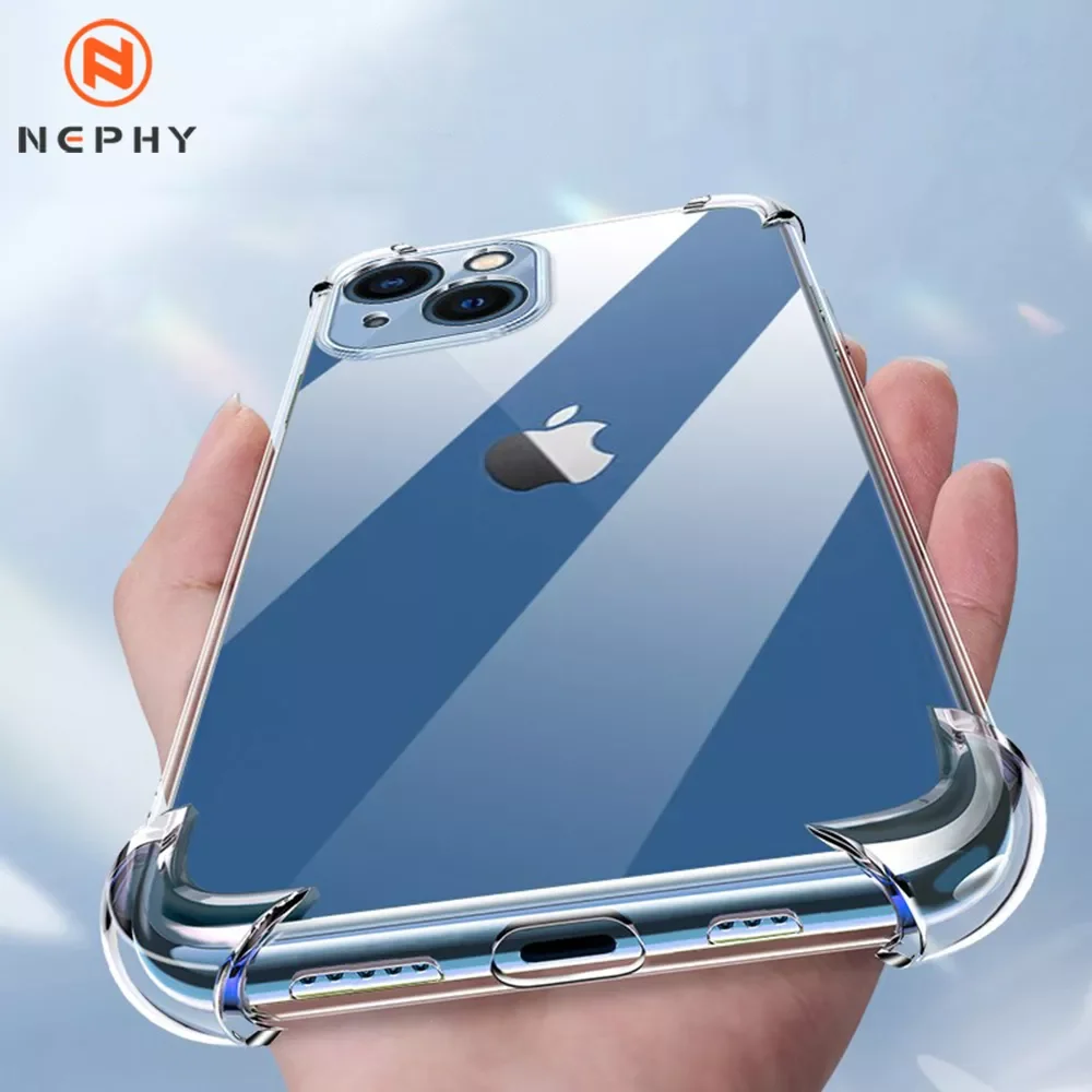 

Shockproof Silicone Case For iPhone 13 12 11 Pro Max X XR XS 5 6 SE 5S 6S 7 8 Plus Mobile Phone Cover Soft Clear Shell Ultrathin