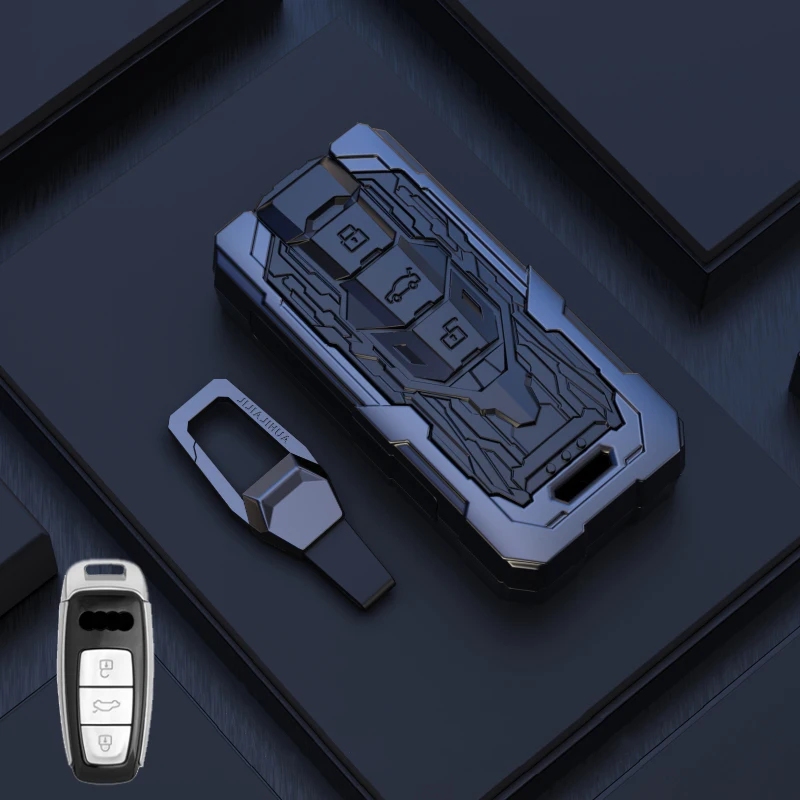 

Новый чехол для автомобильного ключа для Audi A3 A4 B9 A6 C8 A7 S7 4K A8 D5 S8 Q7 Q8 SQ8 E-tron 2018 2019 2020 2021 2022 2023 аксессуары