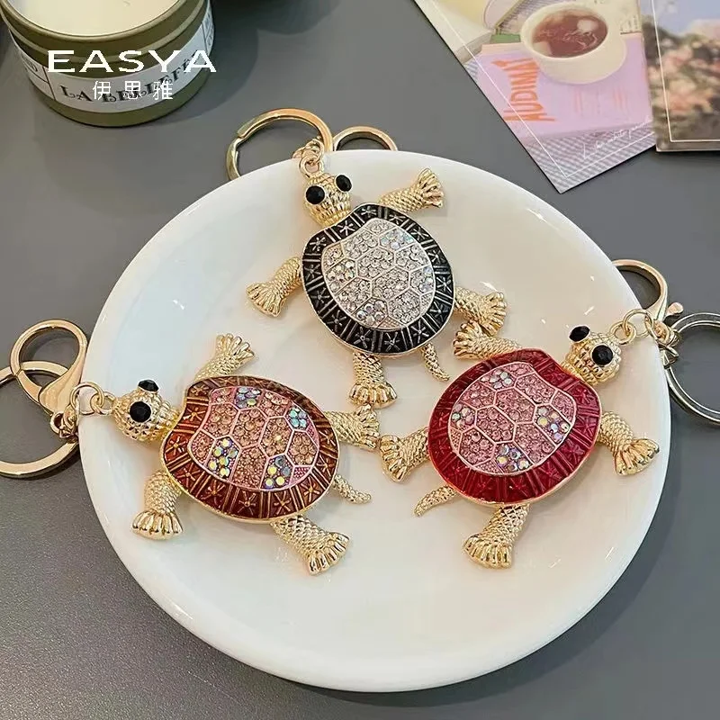 

Diamond Turtle Creative Alloy Key Chain Bag Pendant Personalized Key Chain Gift