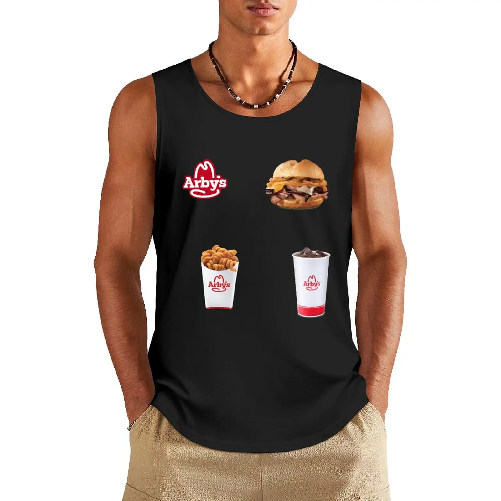 Arby's Pack майка Топ Одежда для тренажерного зала хлопковые футболки мужские