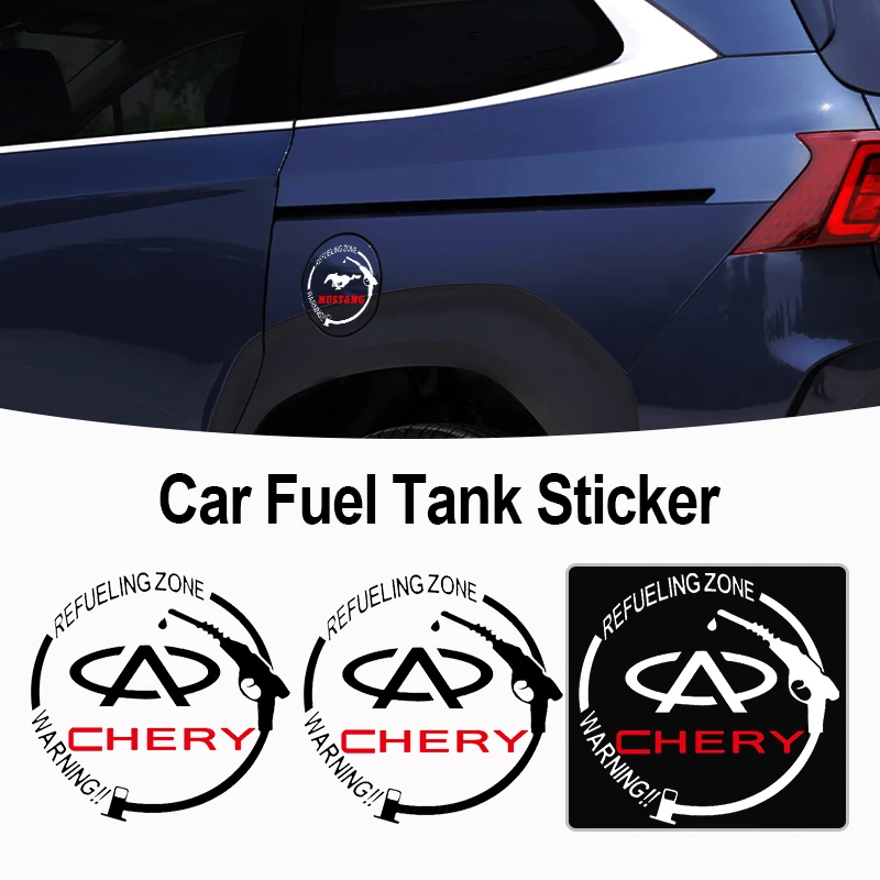 

New Car Fuel Tank Cover Flower Sticker for Chery Tiggo 2 3 8 Fl M11 Fora A21 A1 A3 A5 7 Pro 2021 Iq Blossom Logo Car Accessorie