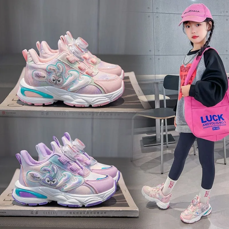 

Детские осенние кроссовки Kawaii Disney StellaLou на пуговицах