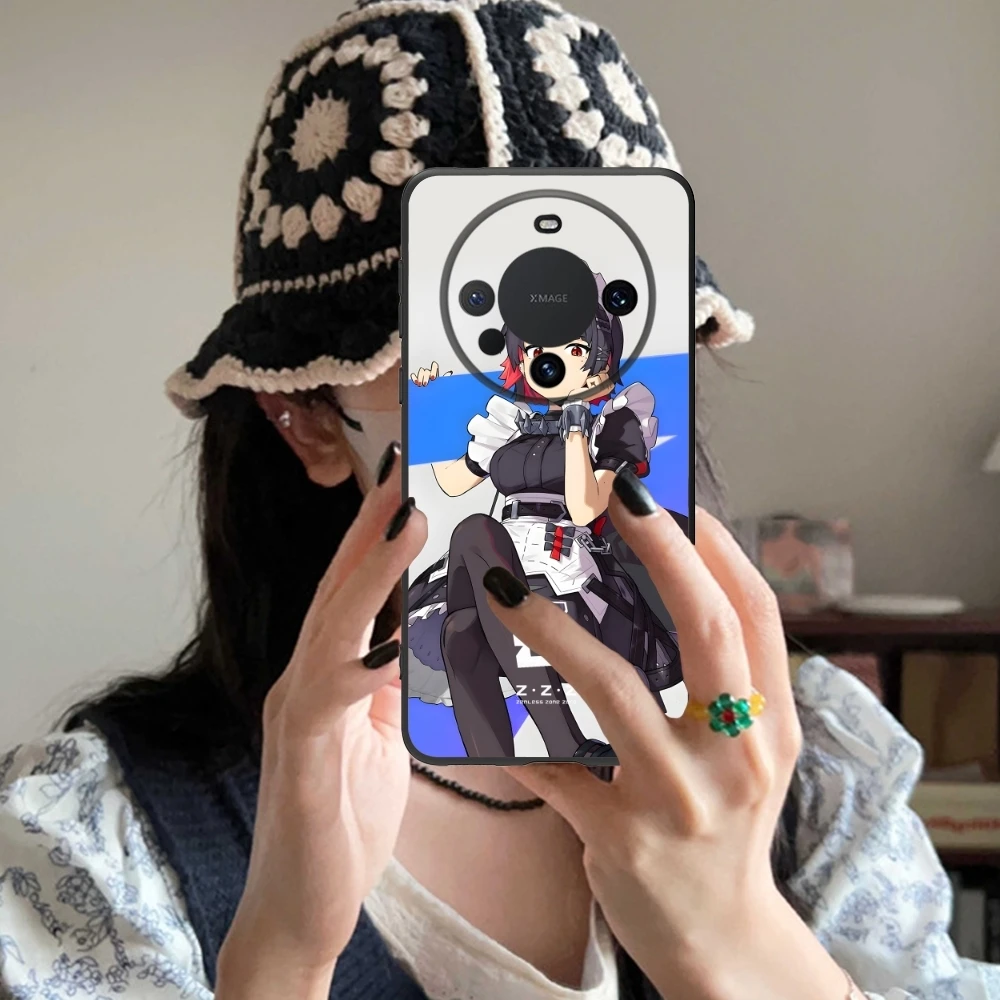 Чехол для мобильного телефона Zenless Ellen Joe Huawei Mate 60 50 40 30 20 10 Pro Plus Lite E 5G черный мягкий