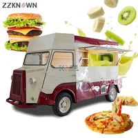 Mobile Kitchen Fast Street Food Truck for Sale Fryer Cicken Griddle Electric Food Cart Pizza Ice Cream Vending Trailer