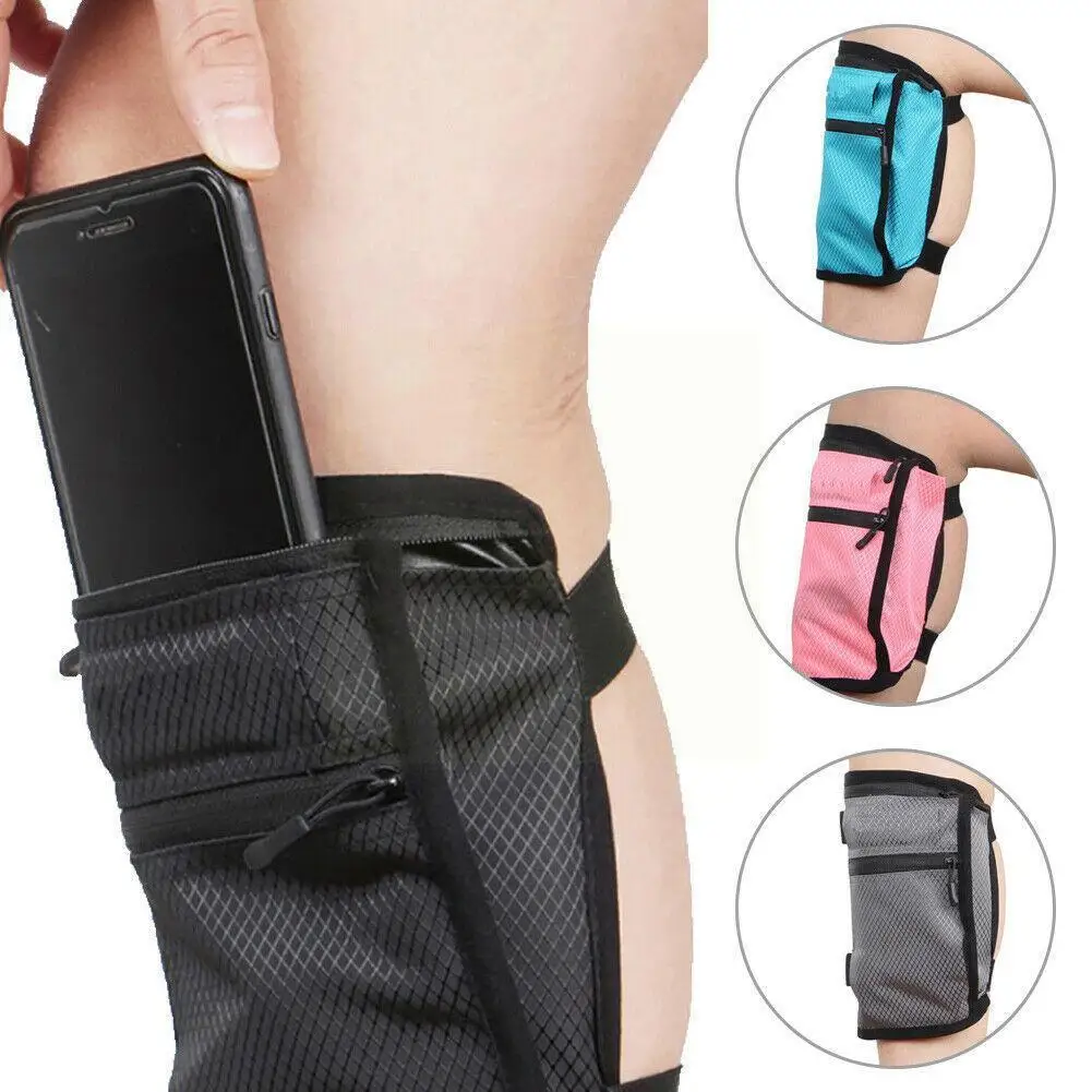 

Travel Leg Money Belt Outdoor Running Sports Leg Bag Wallet Card Money Passport Phone Pouch Id Safe Invisible Storage Breat R7x5