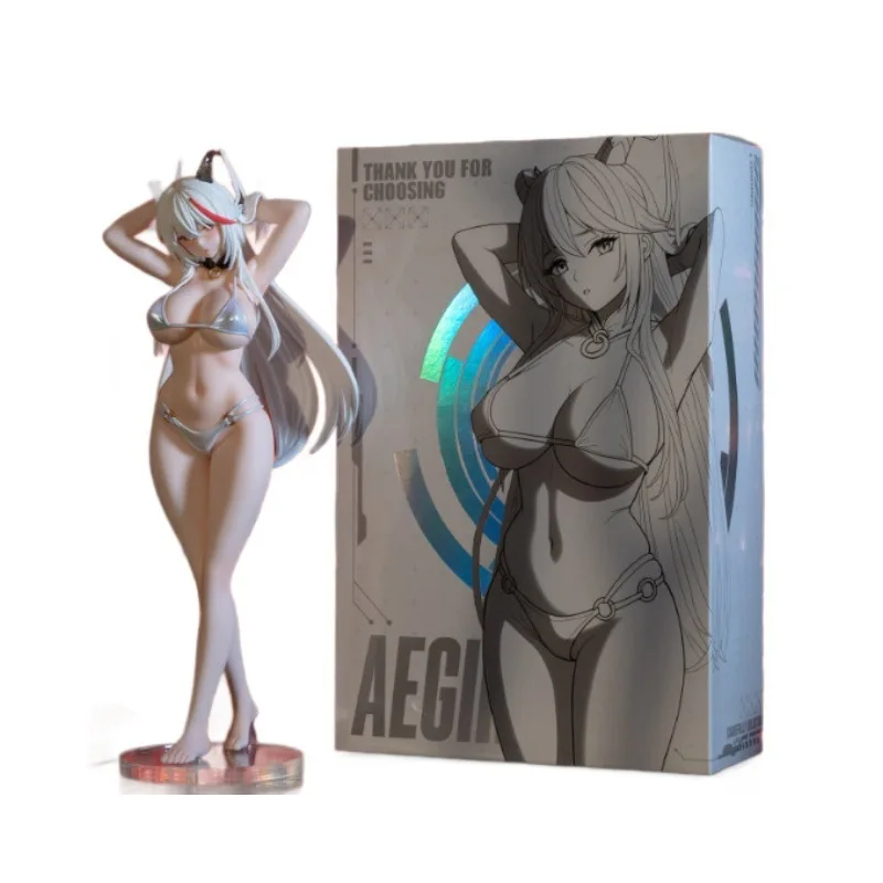 Аниме-фигурка красивой девушки Azur Lane Aegir в бикини, в коробке, украшение для компьютерного корпуса, для коллекции взрослых. (art.: 3920da30e7d60) - 3920da30e7d60