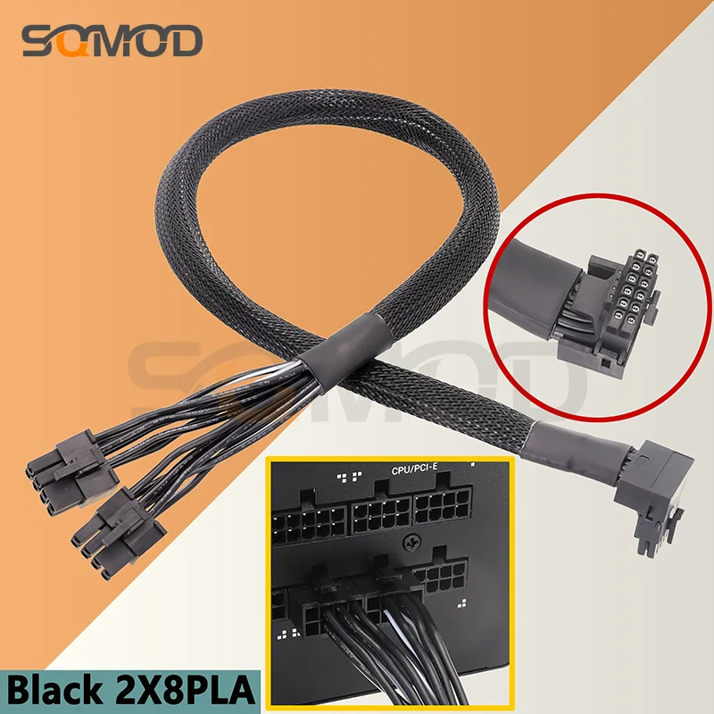 PCI-E 8 pin to PCIe 5.0 12VHPWR 4090 16-pin 12+4-pin GPU Modular Power Cable for Seasonic Prime and Focus Series PSU