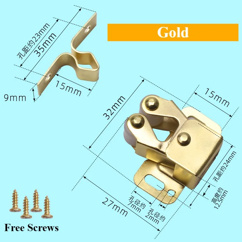

Магнитные защелки для дверей шкафов Kirsite 2/4/10 шт.