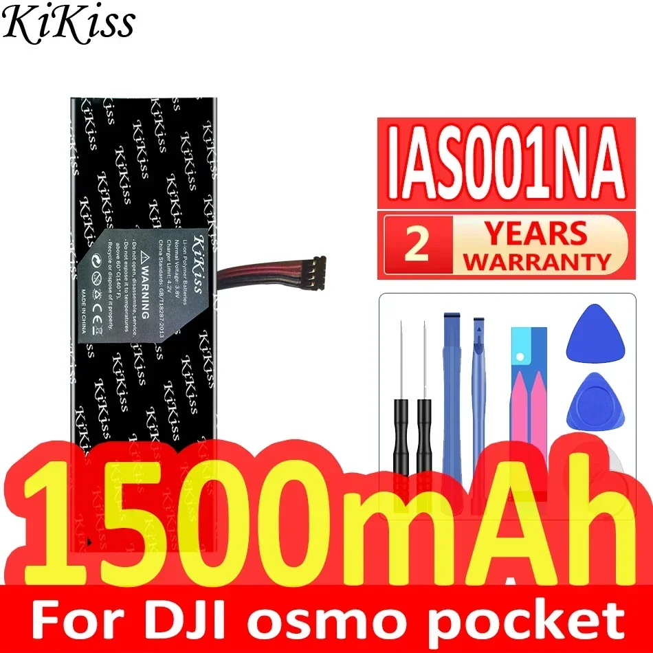 KiKiss Мощный аккумулятор 2 шт./лот 452167 IAS001NA HB3 для DJI Osmo Pocket II Pocket2 Action Camera Bateria