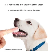super soft dog finger toothbrush pet supplies silicone finger toothbrush cat and dog oral care cleaning tool dog toothbrush